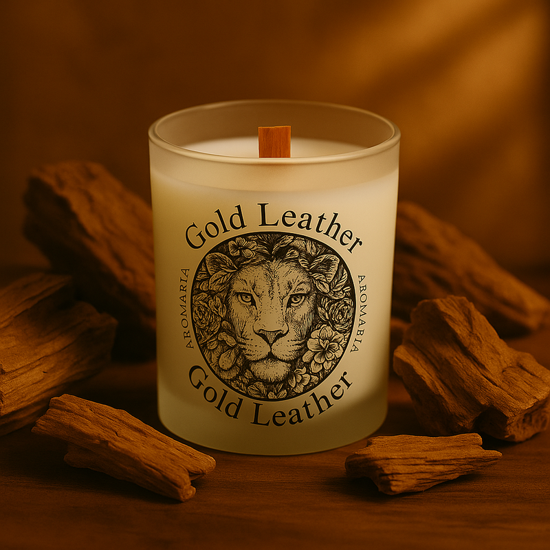 Gold Leather - Candle 180 gr